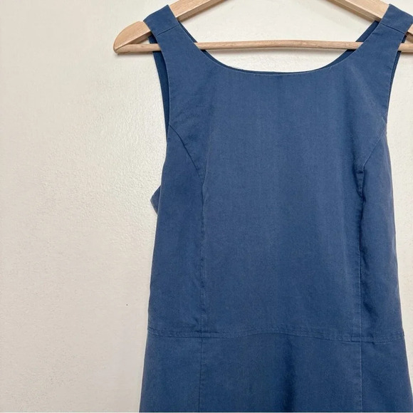 Kit And Ace Womens 10 Sublime Open Back Sleeveless Dress In Navy - Picture 5 of 16